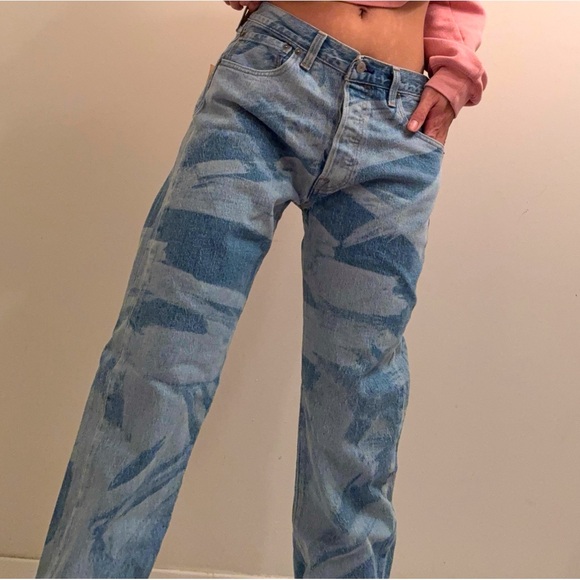 NWT 501 Levi’s Straight Leg Button- Fly Jeans - Picture 1 of 7